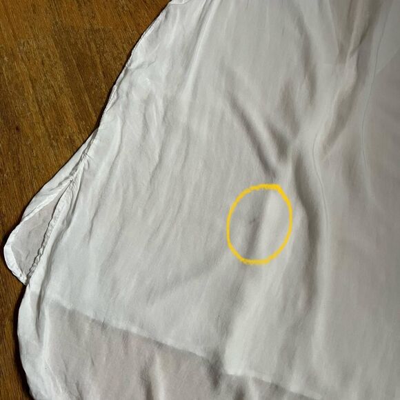 Vintage Y2K Semi-Sheer White High-low Tank from Kontatto (made in Italy) - Picture 8 of 8